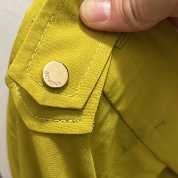 ❤️ 2 pc bundle BEGONVILLE pants set size 0 in mustard green Mittoshop Top size M - Picture 9 of 16